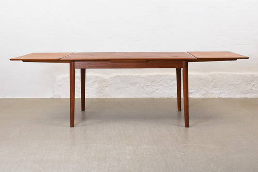 1960s extending dining table in teak no. 1