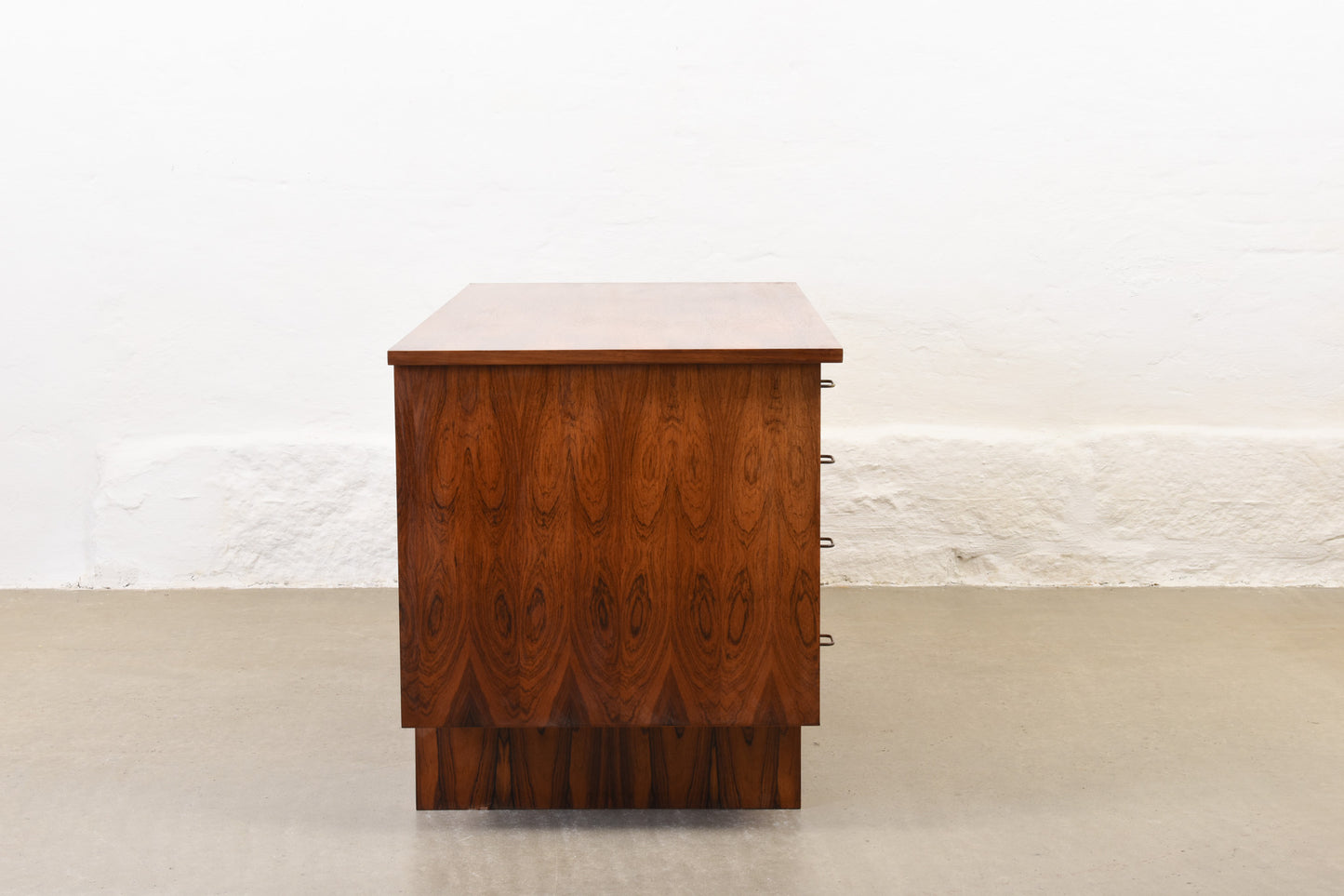 1970s twin pedestal desk in rosewood