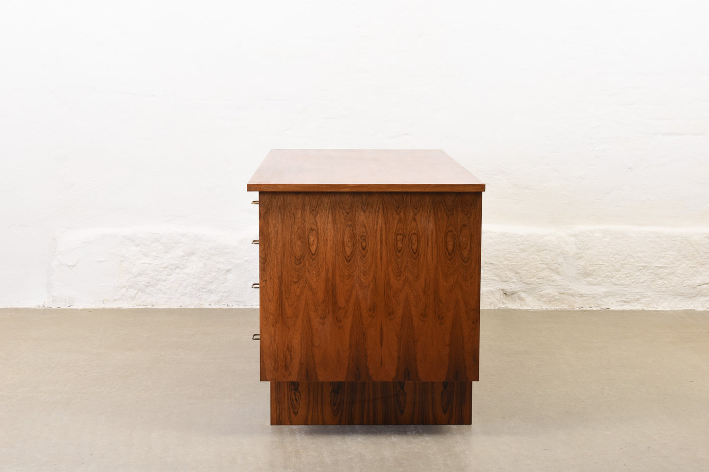 1970s twin pedestal desk in rosewood