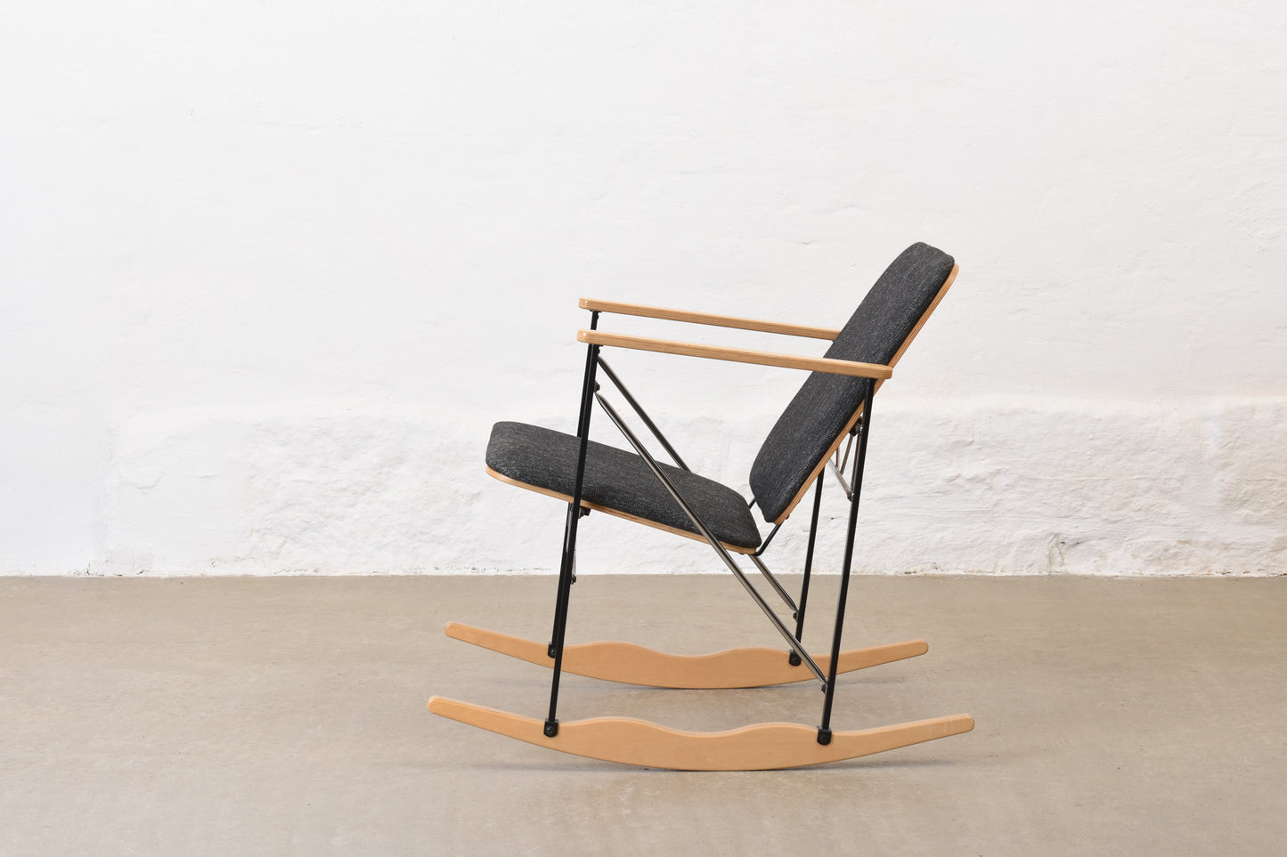 1980s rocking chair by Yrjö Kukkapuro