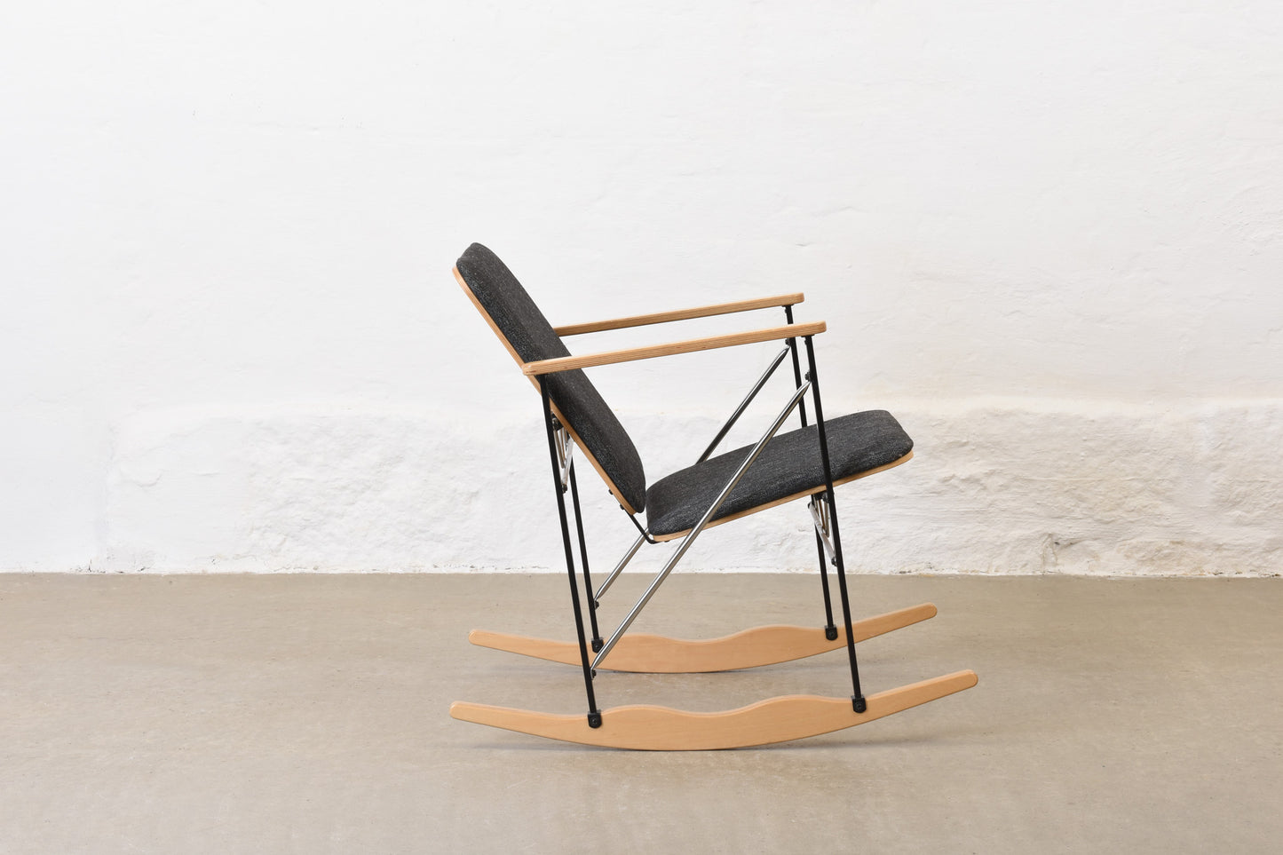 1980s rocking chair by Yrjö Kukkapuro