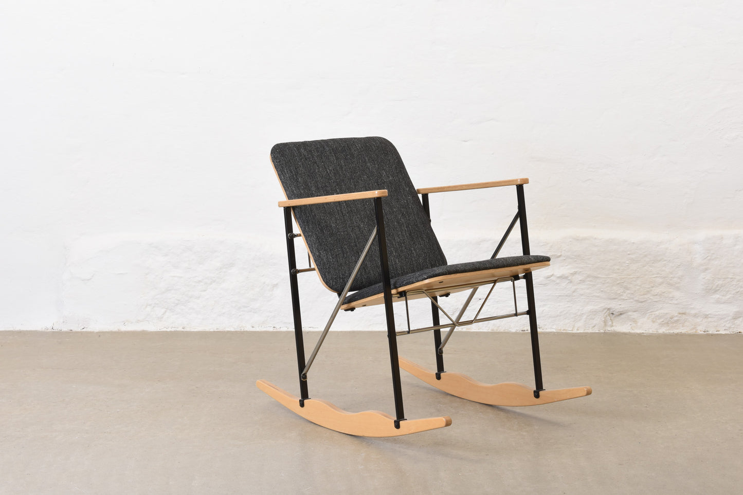 1980s rocking chair by Yrjö Kukkapuro