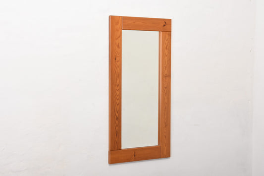 1970s Danish mirror in pine