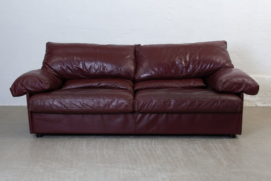 1980s 'Miami' leather sofa by Eilersen