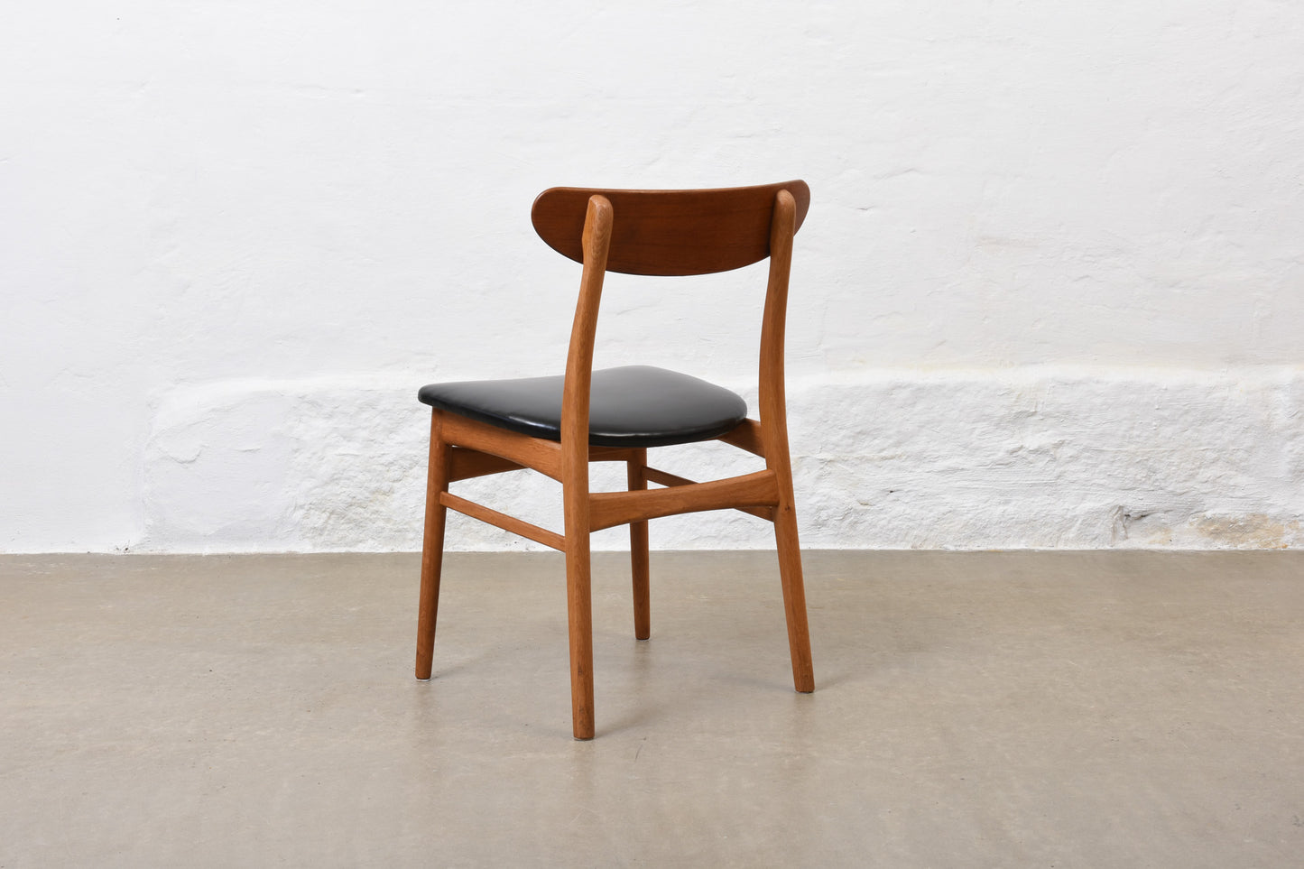 Two available: Model 210 teak + oak chairs by Farstrup