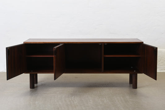 1960s low sideboard in rosewood