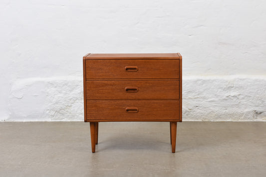 1960s low Swedish chest in teak