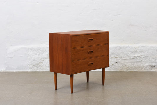 1960s low Swedish chest in teak