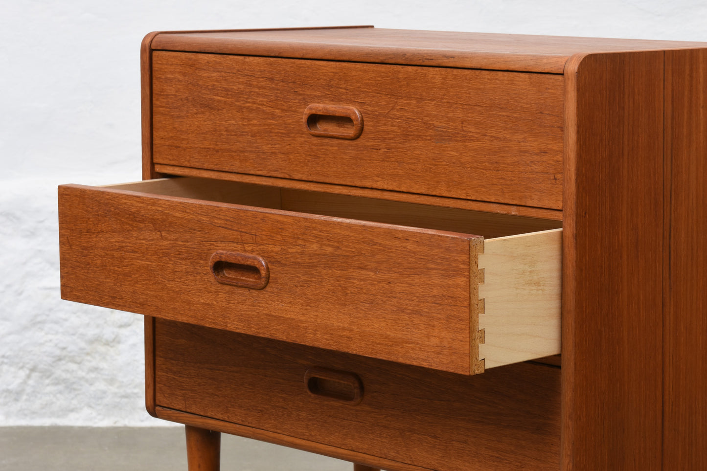 1960s low Swedish chest in teak