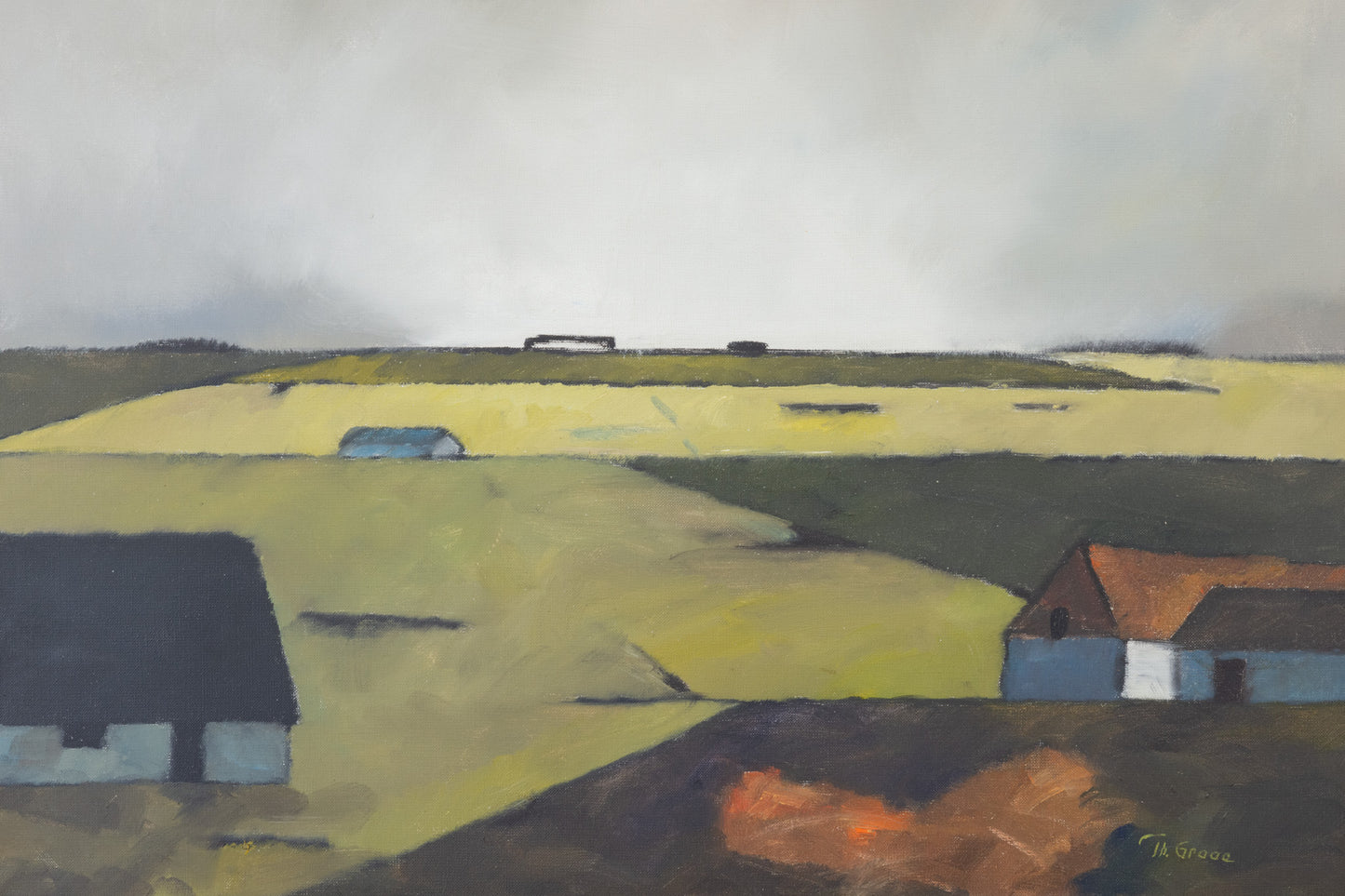 Oil painting by Thomas Graae