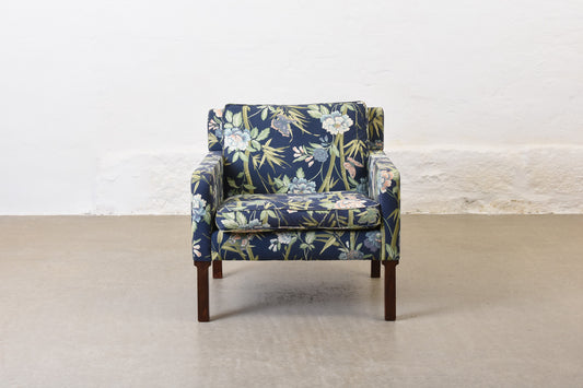 Choose your own fabric: Low back floral lounger