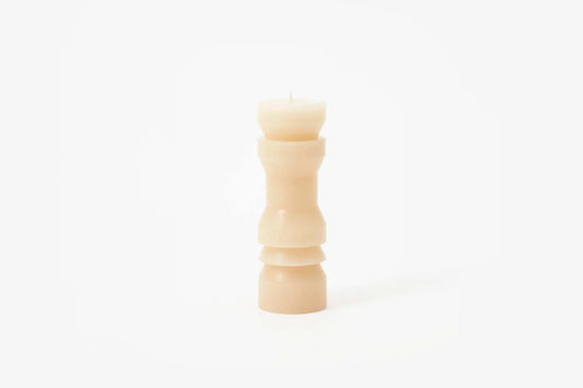 Totem Candle by Areaware - Sand/Medium