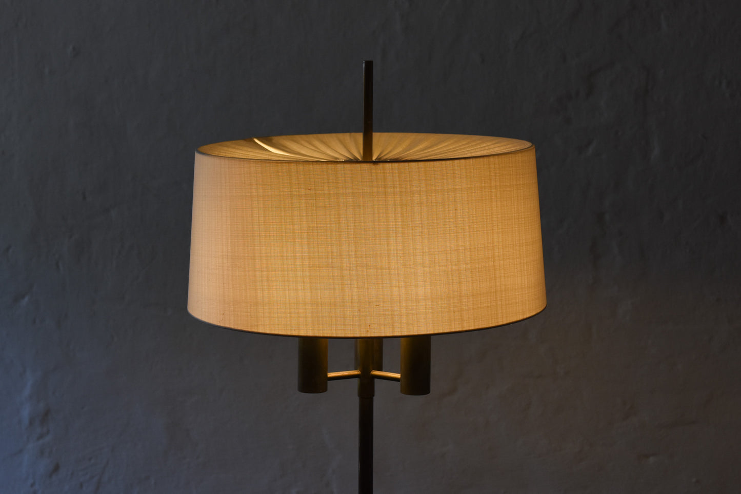 1960s brass floor lamp by Svend Aage Holm Sørensen