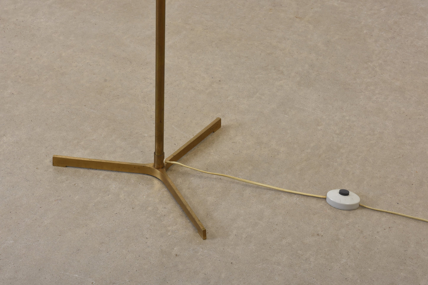 1960s brass floor lamp by Svend Aage Holm Sørensen