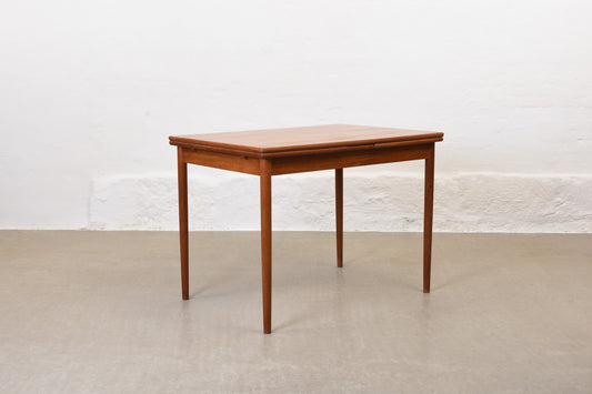 1960s extending kitchen table in teak