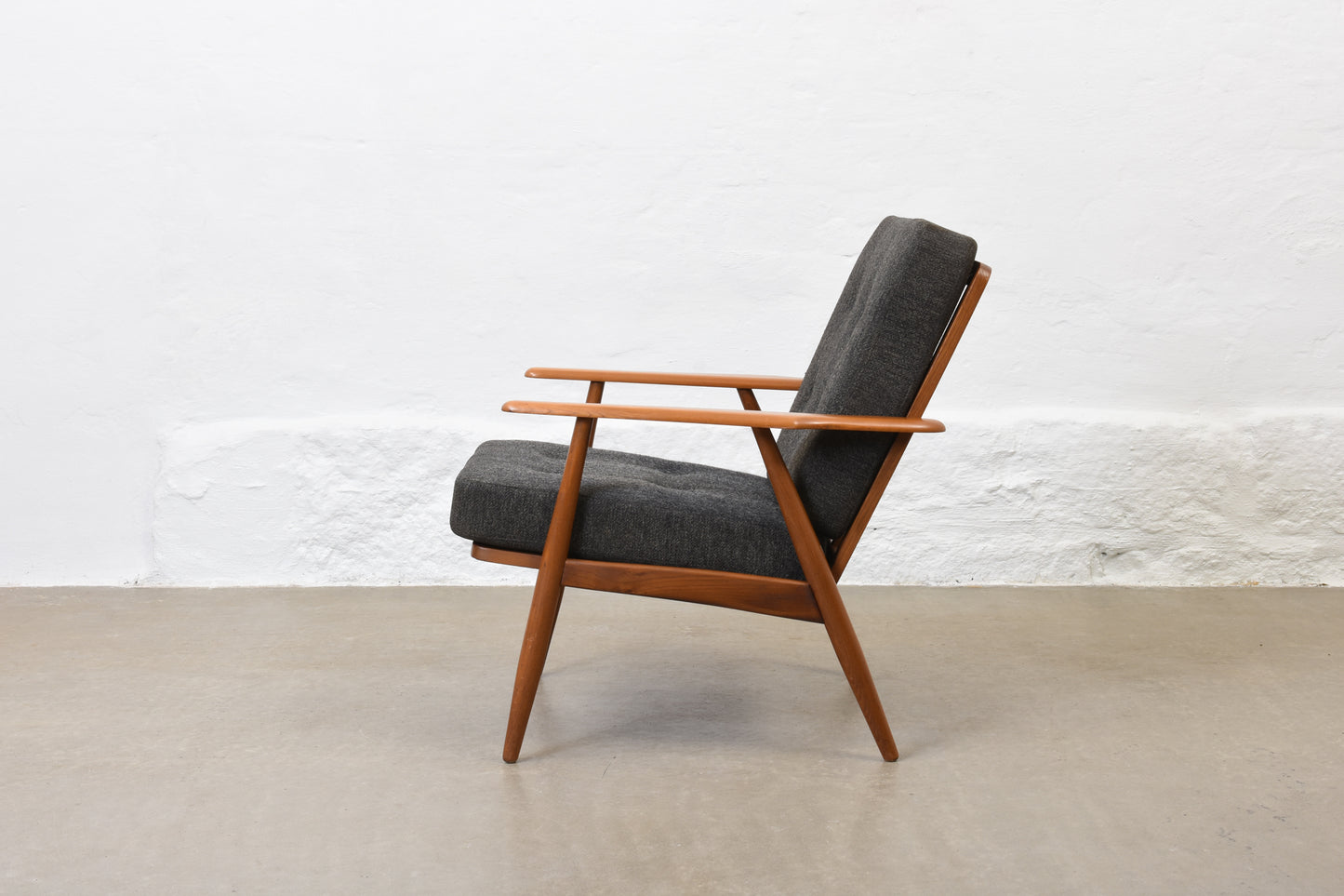 Choose your own fabric: 1950s Danish beech lounger