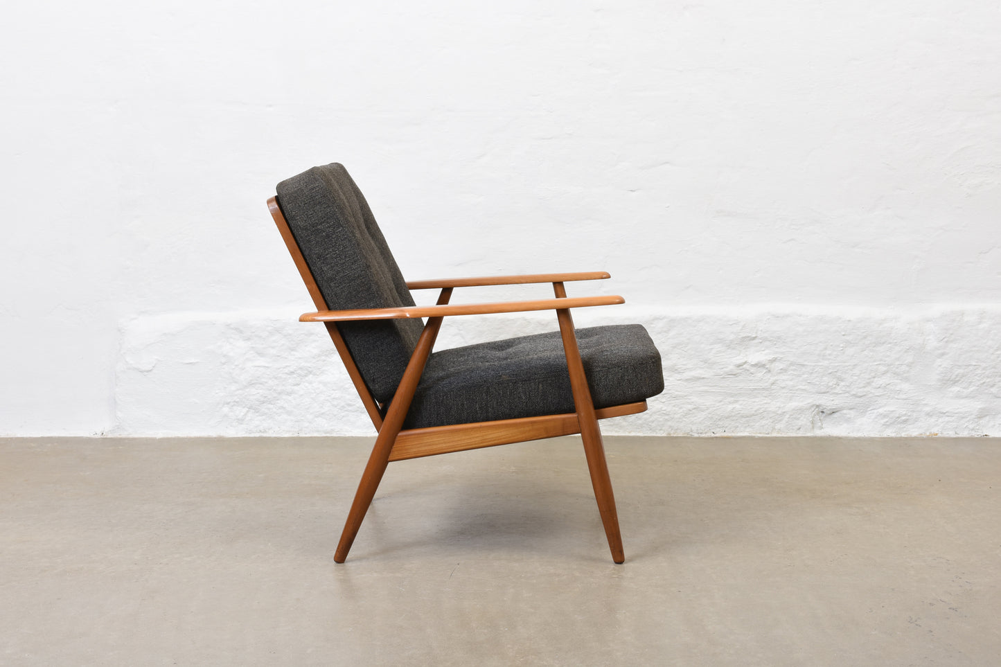 Choose your own fabric: 1950s Danish beech lounger