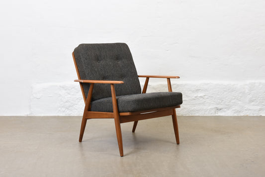 Choose your own fabric: 1950s Danish beech lounger