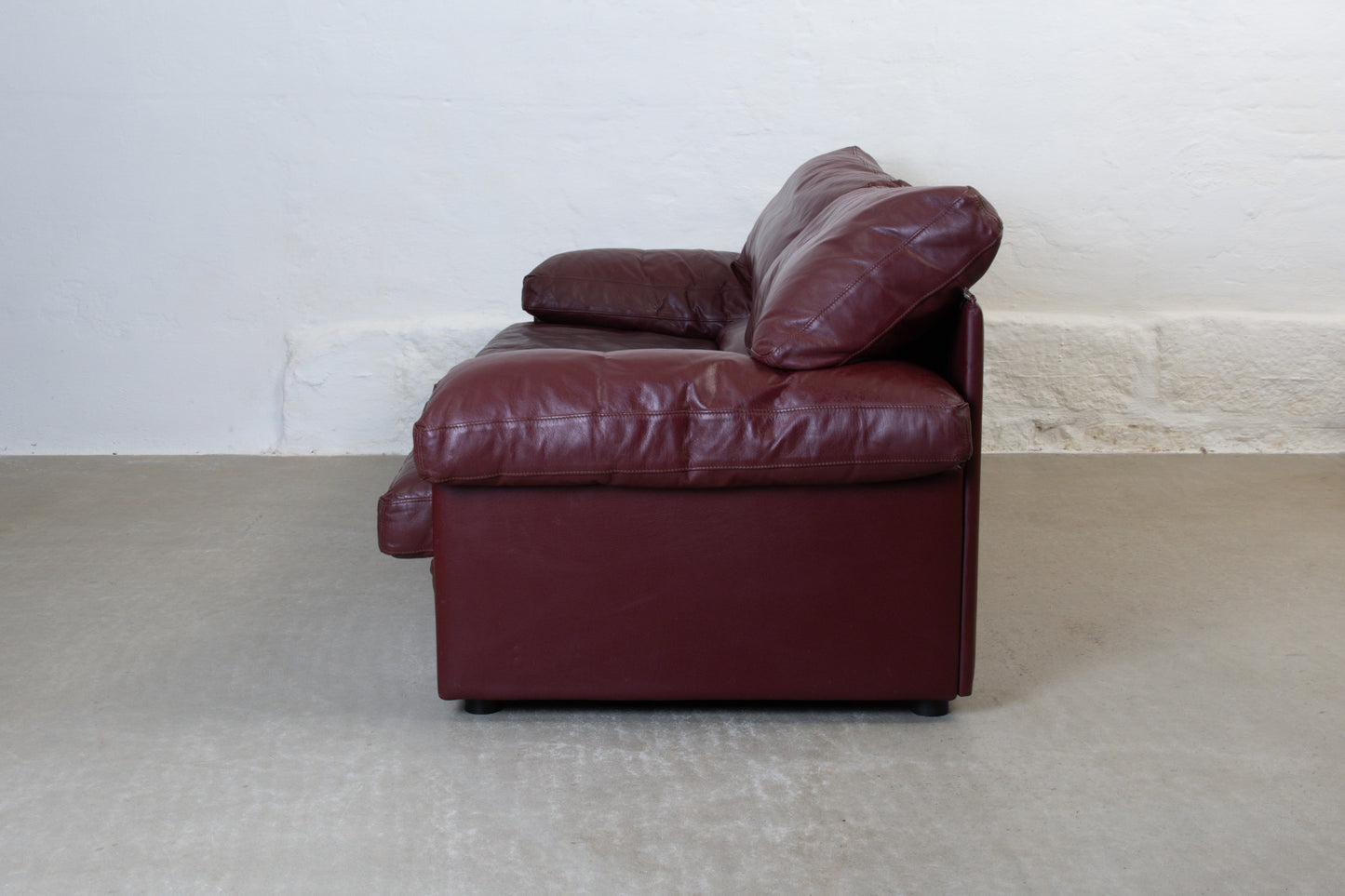 1980s 'Miami' leather sofa by Eilersen