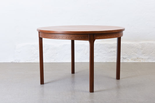 1970s walnut dining table by LB Design Group