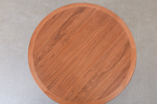 1970s walnut dining table by LB Design Group