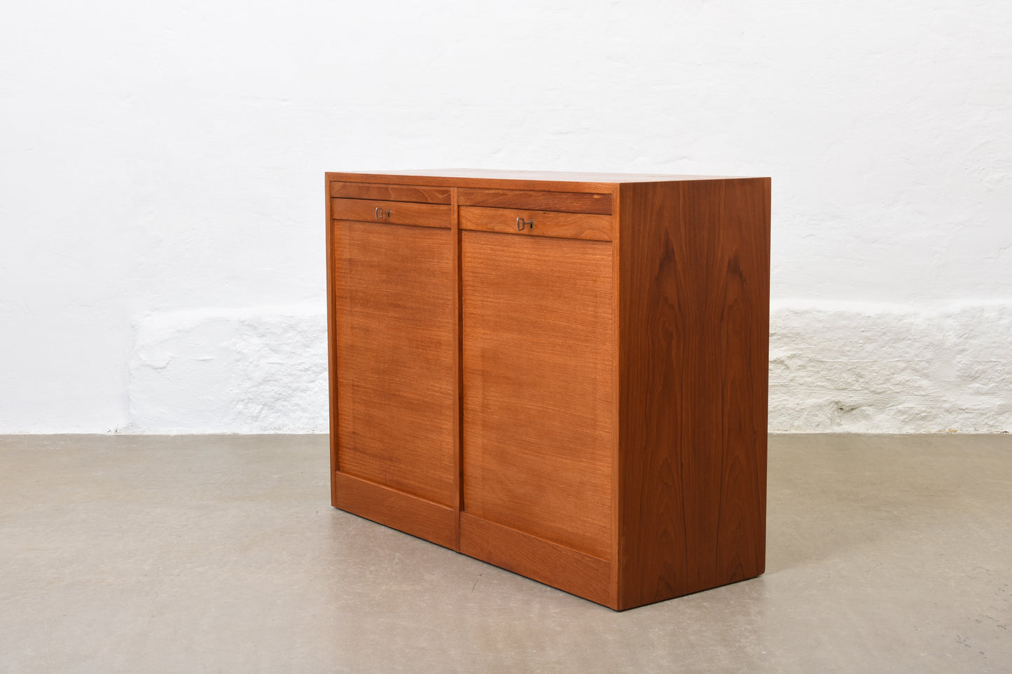 1960s teak archive unit