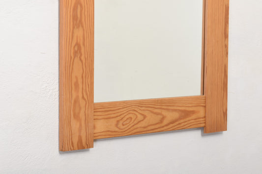1970s pine mirror