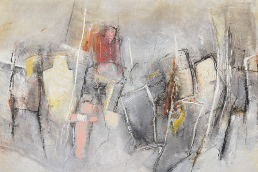 Oil painting by Jens Kantsø - 1972