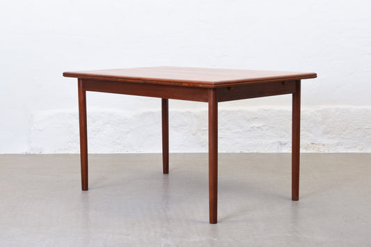 1960s extending dining table in teak by H. Sigh & Søn