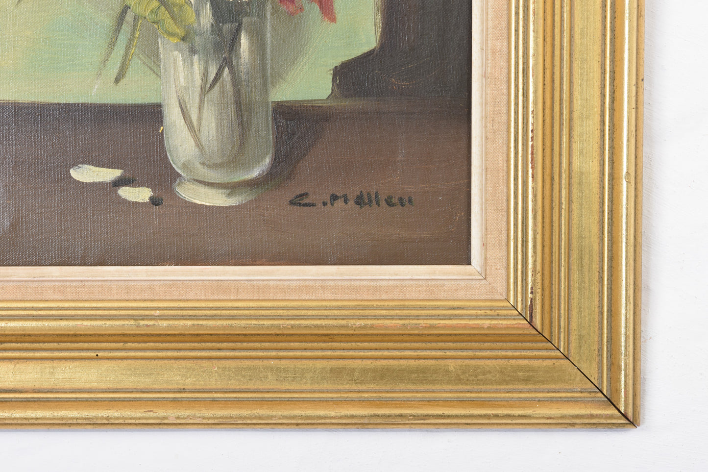 Oil painting by C. Møller - 1900s