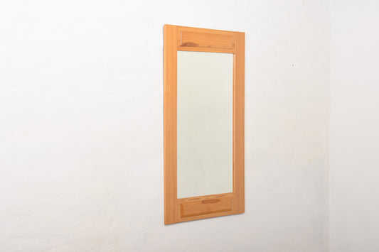 1970s Swedish pine mirror - 122H cm