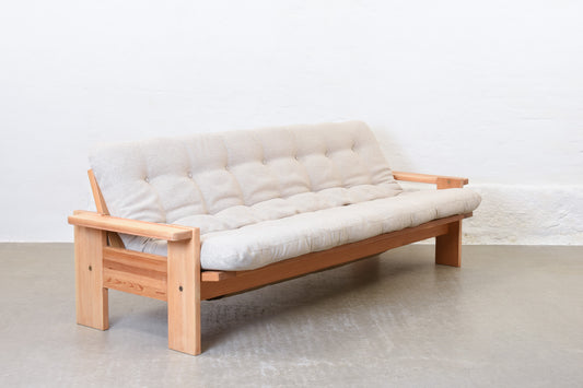 Newly reupholstered: 1970s sofa bed by Yngve Ekström
