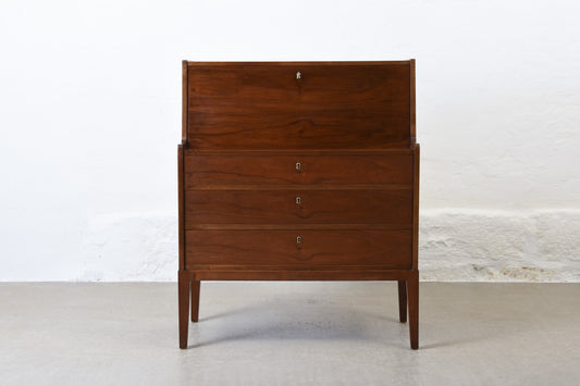 1950s secretary in walnut