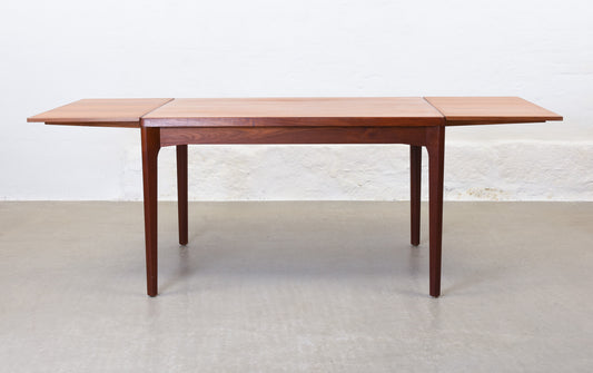 1960s extending teak dining table by Henning Kjærnulf
