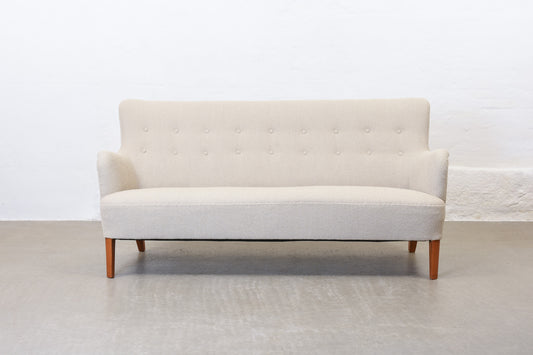 Newly reupholstered: 1940s sofa by Orla Mølgaard-Nielsen
