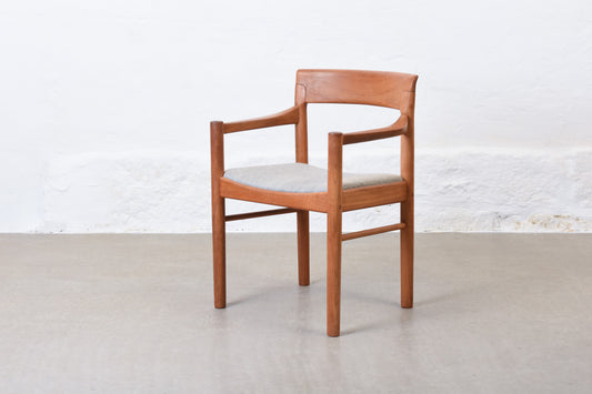 1960s teak armchair by H.W. Klein