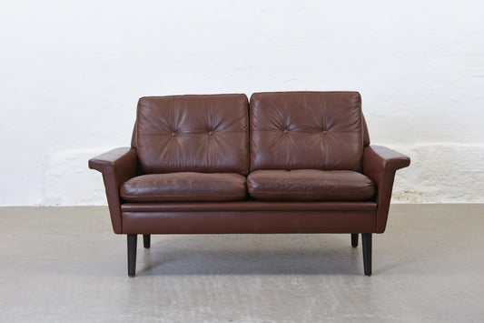 1960s two seater in leather