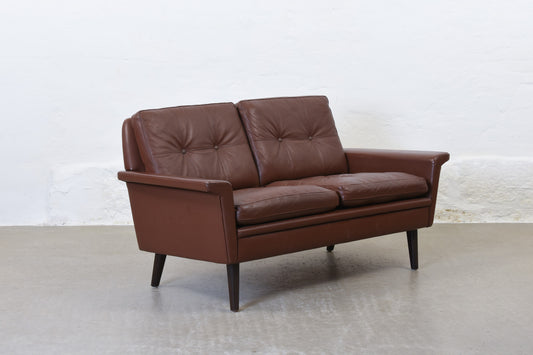 1960s two seater in leather
