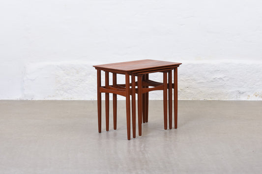 1960s teak nest of tables