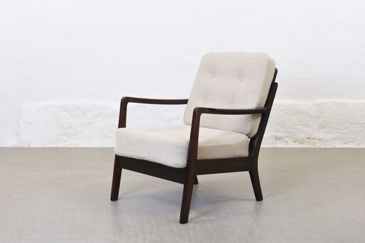 Newly reupholstered: 1950s lounger by Stig Thoresen-Lassen