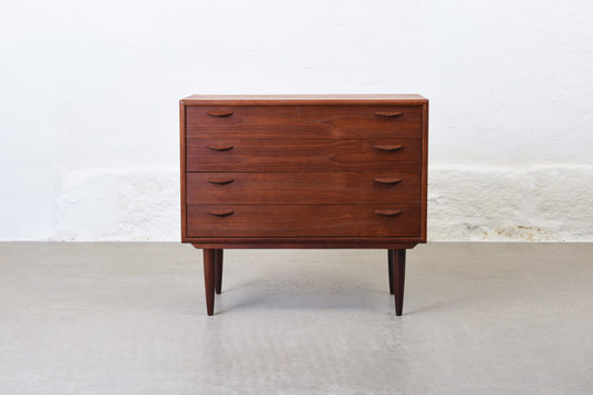 1960s low chest in teak