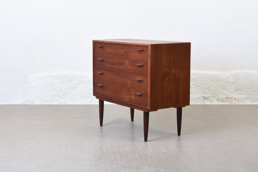 1960s low chest in teak