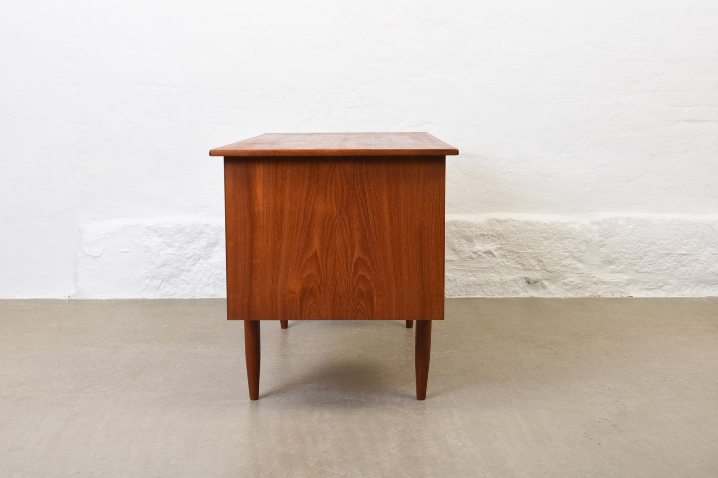 1960s twin pedestal teak desk no. 2