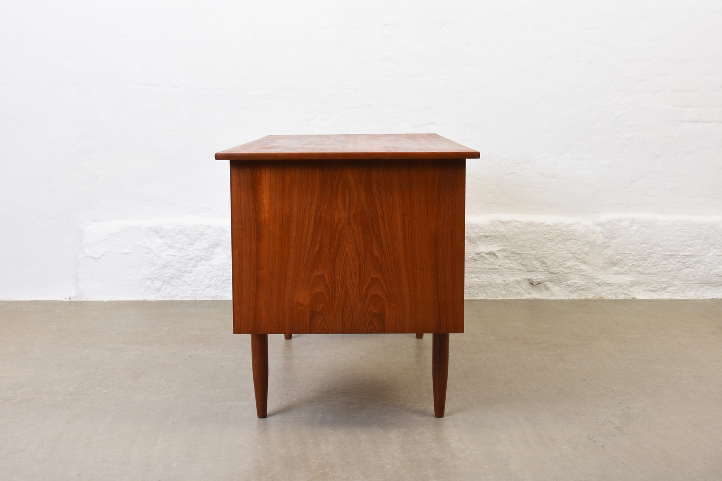 1960s twin pedestal teak desk no. 2