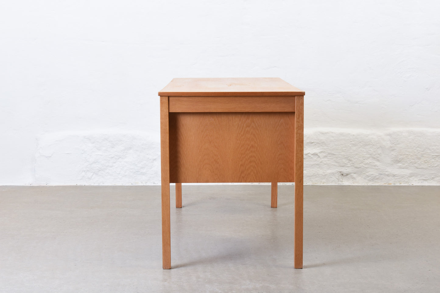 1970s oak desk by Domino Møbler