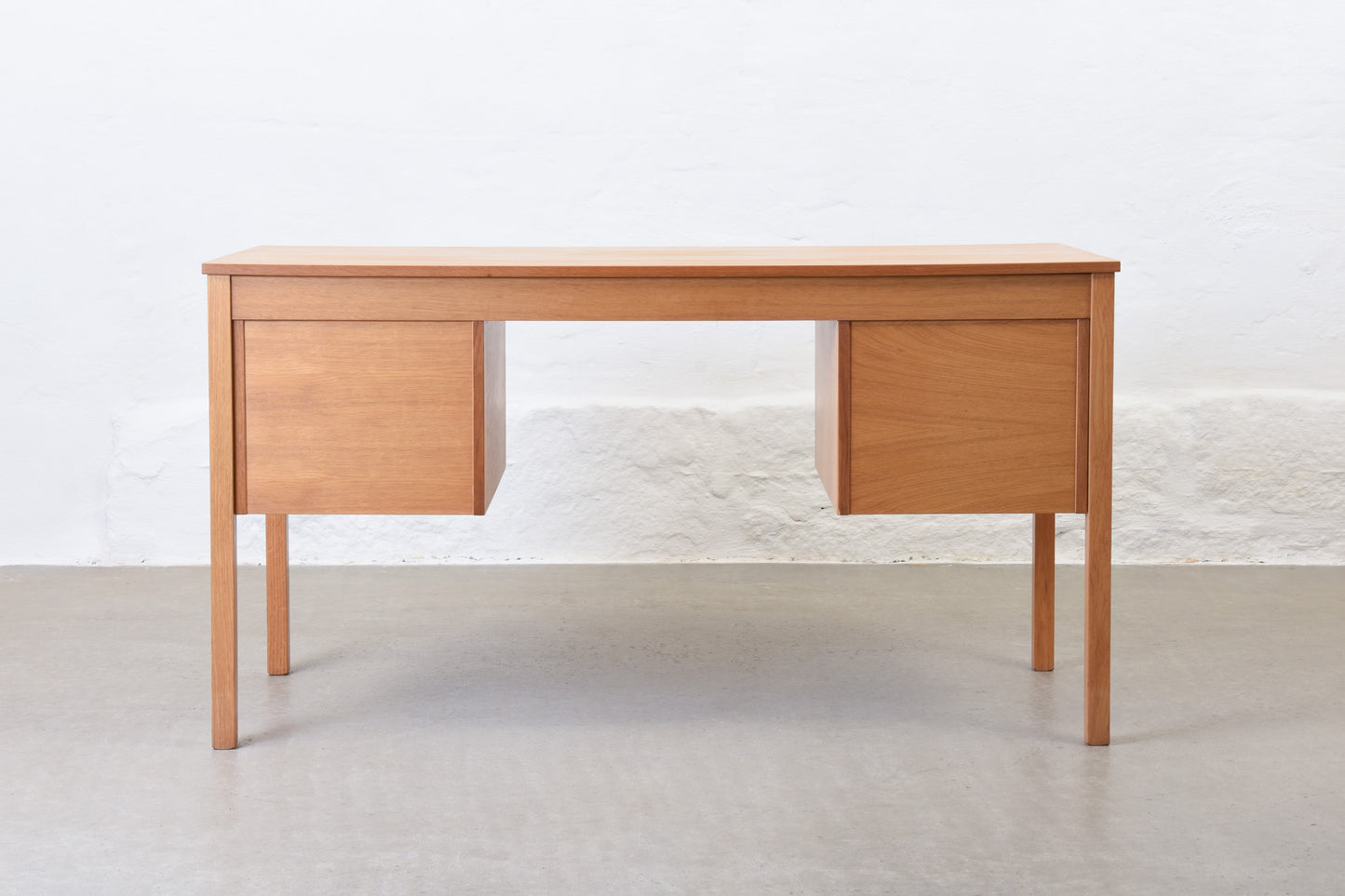 1970s oak desk by Domino Møbler