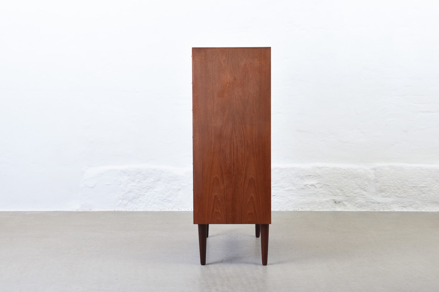 1960s teak chest of six drawers