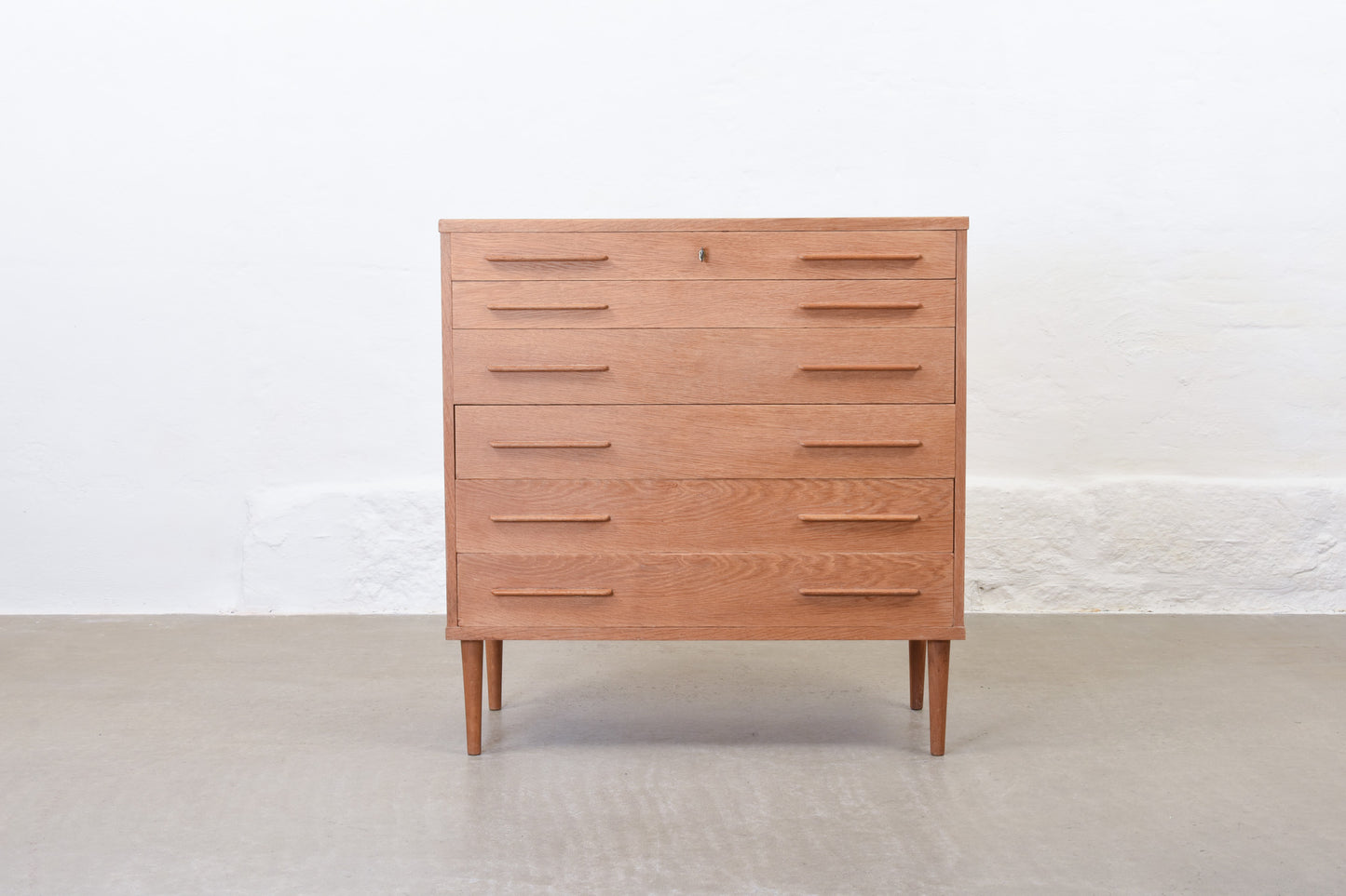 1960s oak chest of drawers