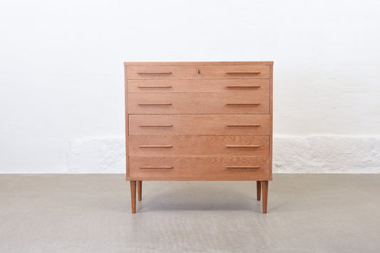 1960s oak chest of drawers