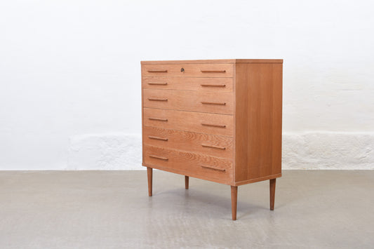 1960s oak chest of drawers